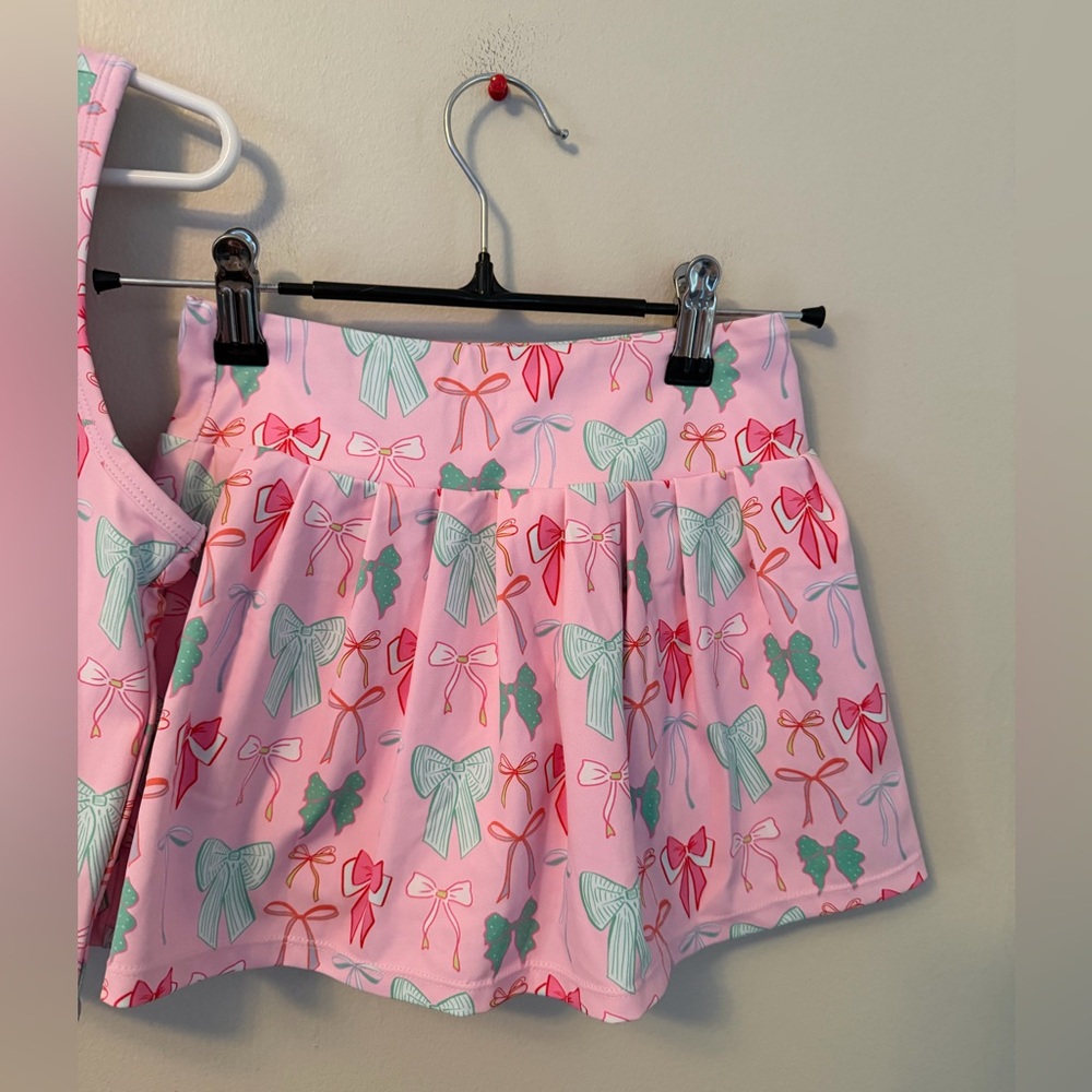 Hollis Baker Sarah Set Pink Bow Outfit - Picture 3 of 4